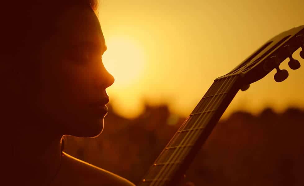 Sunset Guitar